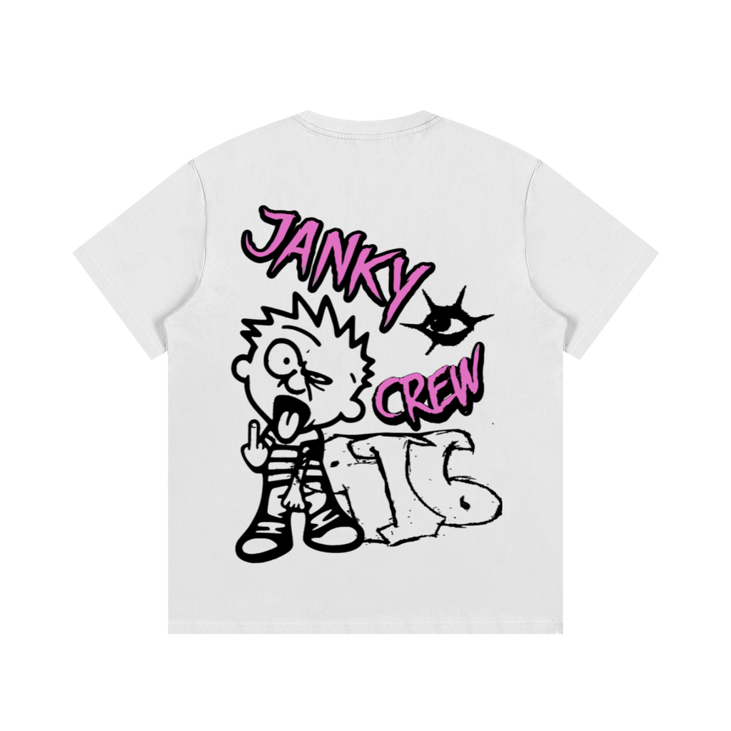 White Janky Crew Shirt